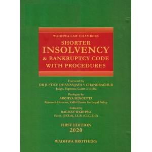 Wadhwa Law Chambers Shorter Insolvency & Bankruptcy Code with Procedures [HB] by Wadhwa Brothers